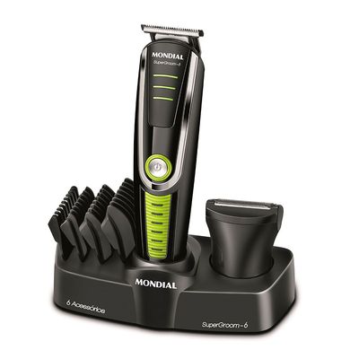 Aparador de Pelos Super Groom 06 Mondial BG-04 Bivolt