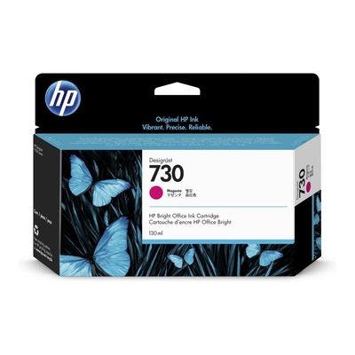 Cartucho de Tinta HP 730 Magenta PLUK 130 ML - P2V63A