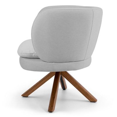 Poltrona Melissa Base Giromad Giratória C-315 Cinza Claro