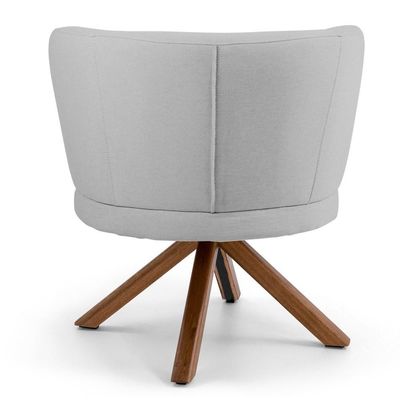 Poltrona Melissa Base Giromad Giratória C-315 Cinza Claro