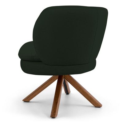 Poltrona Melissa Base Giromad Giratória B-303 Verde Musgo