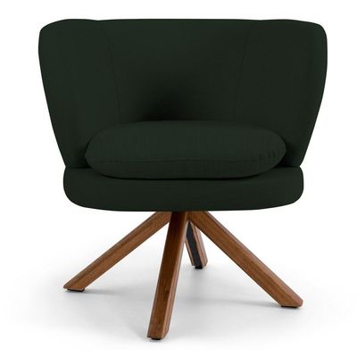 Poltrona Melissa Base Giromad Giratória B-303 Verde Musgo