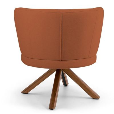 Poltrona Melissa Base Giromad Giratória B-262 Telha