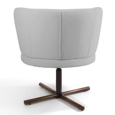 Poltrona Melissa Base Xis Giratória C-315 Cinza Claro