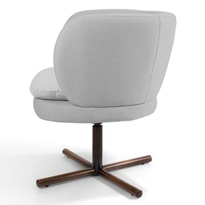 Poltrona Melissa Base Xis Giratória C-315 Cinza Claro