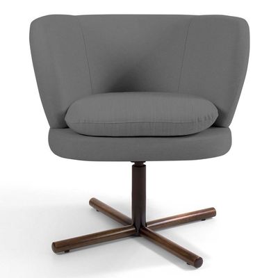 Poltrona Melissa Base Xis Giratória B-317 Cinza