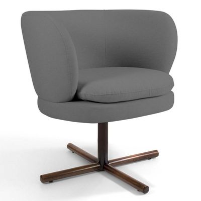 Poltrona Melissa Base Xis Giratória B-317 Cinza