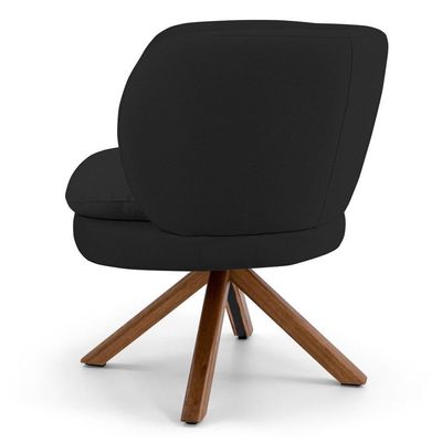 Kit 02 Poltronas Melissa Base Giromad Giratória B-300 Preto