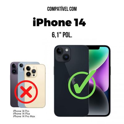 Película para iPhone 14 - Traseira de Fibra de Carbono Preta - Gshield