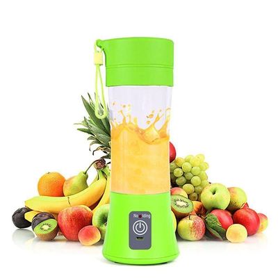 Mini Liquidificador Squeeze Bateria Portátil Elétrico Verde