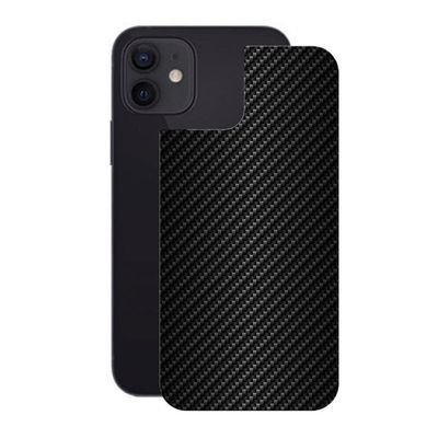 Película para iPhone 12 - Traseira de Fibra de Carbono Preta - Gshield