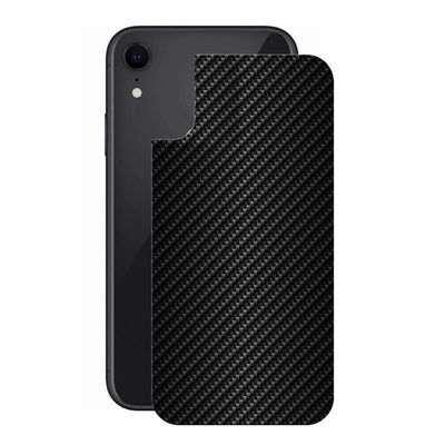 Película para iPhone XR - Traseira de Fibra de Carbono Preta - Gshield