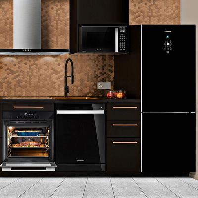 Forno Panasonic Embutir Elétrico 72L Preto 220v Hl-cx672brpk 220