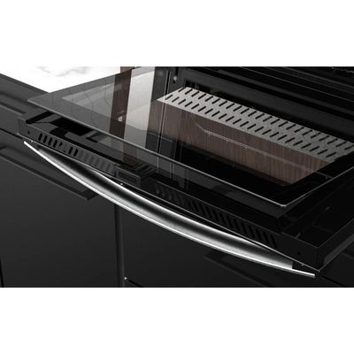 Forno De Embutir Elétrico Preto 44L Com Grill E Timer Atlas U Top 220V
