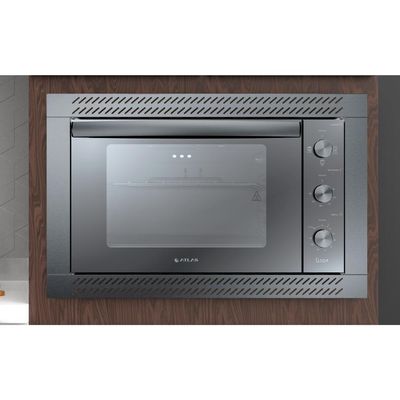 Forno De Embutir Elétrico Espelhado 44L Com Grill E Timer Atlas U Top Style 220V
