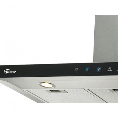 Coifa De Parede Fischer Infinity 90cm Vidro Preto 19902 Bivolt