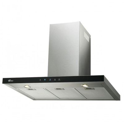Coifa De Parede Fischer Infinity 90cm Vidro Preto 19902 Bivolt