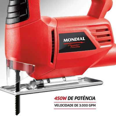 Serra Tico-tico Mondial Power Tools Fst-03 220v-vermelho 220