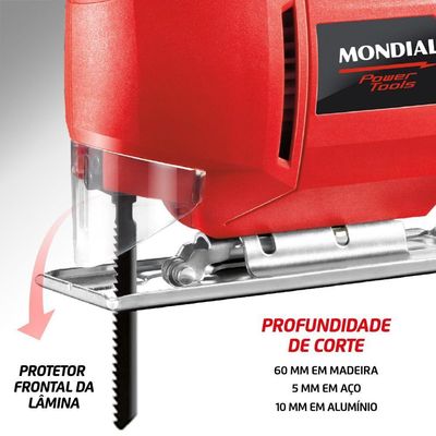 Serra Tico-tico Mondial Power Tools Fst-03 220v-vermelho 220