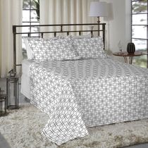 Jogo de Cama Queen Size 300 Fios Nova América - Vitor (7715-1)