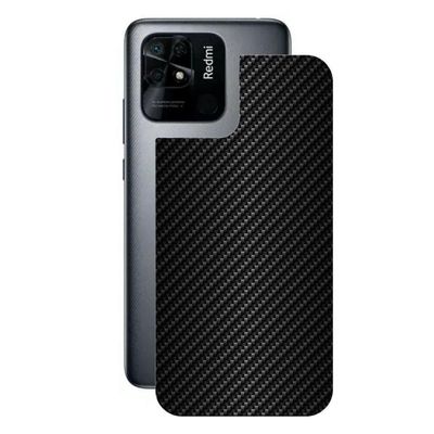 Película para Xiaomi Redmi 10C - Traseira de Fibra de Carbono Preta - Gshield