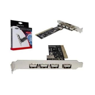 Placa Pci Com 5 Portas Usb 2.0 480 Mbps DP-52
