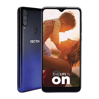 Smartphone TecToy On 128GB Dual Chip Tela 6.2" 4G Câmera Tripla 48MP+5MP+2MP Azul