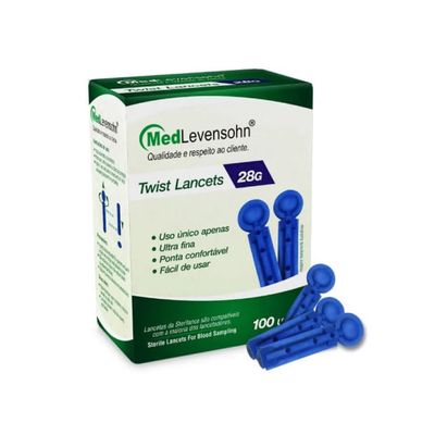 Monitor de Glicose + 200 Tiras de Glicose + 100 Lancetas