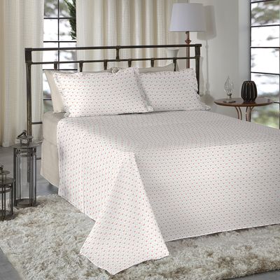 Jogo de Cama King Size 300 fios Nova América - Lorraine (7716)