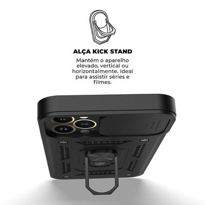 Capa Dinamic e Pelicula Coverage para iPhone 14 - Gshield