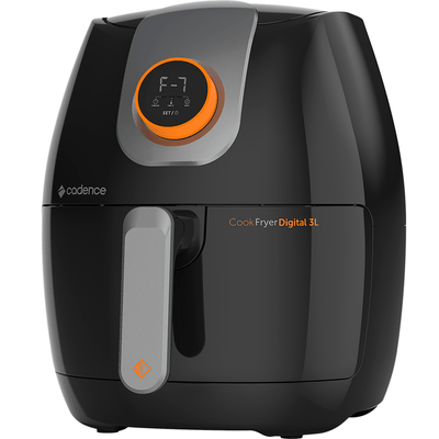 Fritadeira Digital Cadence Cook Fryer FRT526 Sem Óleo 3L Preto 220V