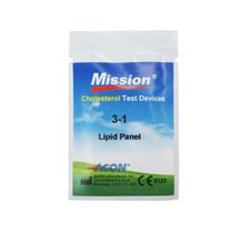 25 Tiras de Colesterol Individual Mission