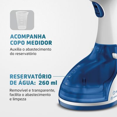 Passadeira Portátil a Vapor Mondial Fast Steam VP-09 220