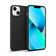 Kit Capa Couro Dual Preta e Pelicula Coverage 5D Pro Preta para iPhone 13 - Gshield