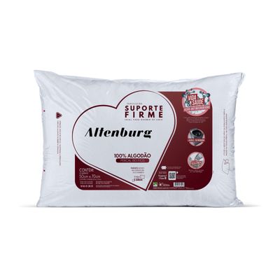 Travesseiro Suporte Firme Altenburg Branco UN / Branco