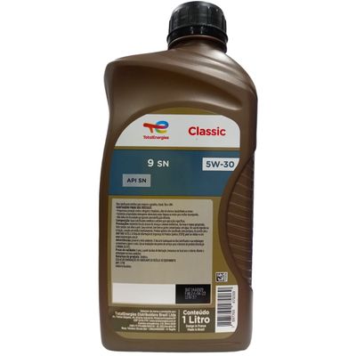 Óleo Lubrificante do Motor 100% Sintético 5w30 API SN Classic - Total