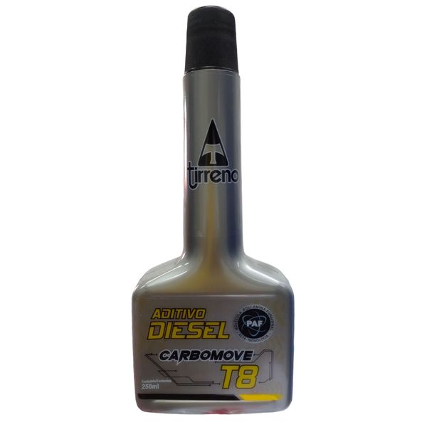 Aditivo Combustível Linha Diesel Carbomove T8 250ml - Tirreno Aditivo Combustível Linha Diesel Carbomove T8 250ml - Tirreno