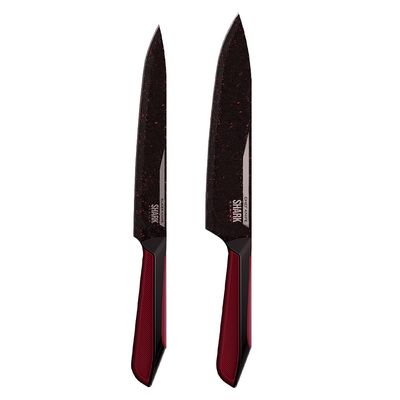 Conjunto de Facas Ichef Polishop - Professional Cut - Shark Series - Red | Ichef