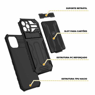 Capa para iPhone 13 Pro Max - Guardian - Gshield