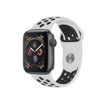 Pulseira para Apple Watch 42 / 44 / 45MM Armor Running - Branco e Preto - Gshield