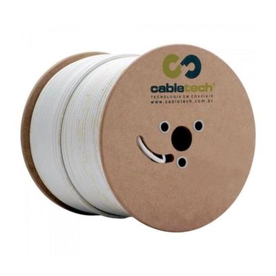 Cabo Coaxial Cabletech RFF 4 MM BIP. RF75 0,4/2,5+2X26 85% P02CB12/72
