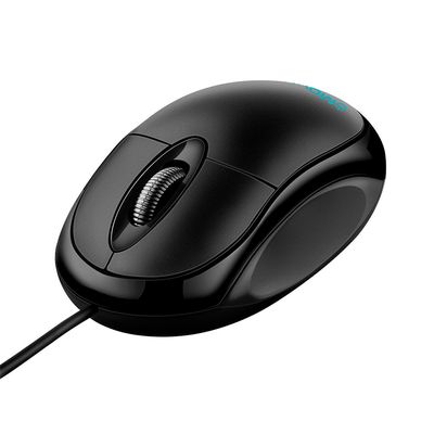 Mouse Óptico Movitec com fio OMFC-01 MOUSE OMFC-01 NA COM FIO