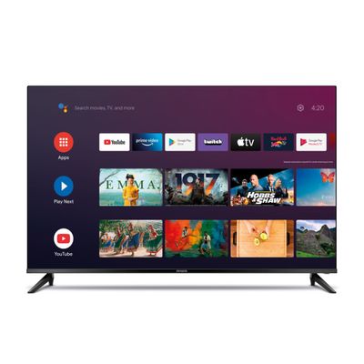 Smart TV AIWA 43” Android Full HD Borda Ultrafina HDR10 Dolby Áudio AWS-TV-43-BL-02-A Bivolt