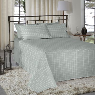Jogo de Cama King Size 300 fios Nova América - Guilherme (7576)