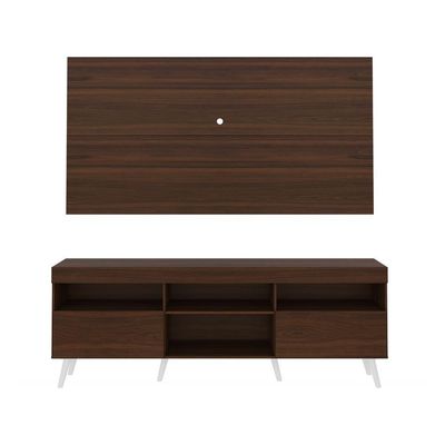 Rack com Painel TV até 65" e Pés Retrô Flórida Multimóveis