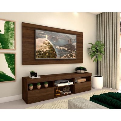 Rack com Painel Tv até 65" e 2 Portas Toronto Multimóveis