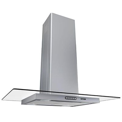 Coifa Ilha 90cm Vidro Reto Fogatti Inox 220v