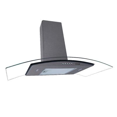 Coifa Fogatti De Parede Clean Vidro Curvo Kromanox 90cm 220v 220