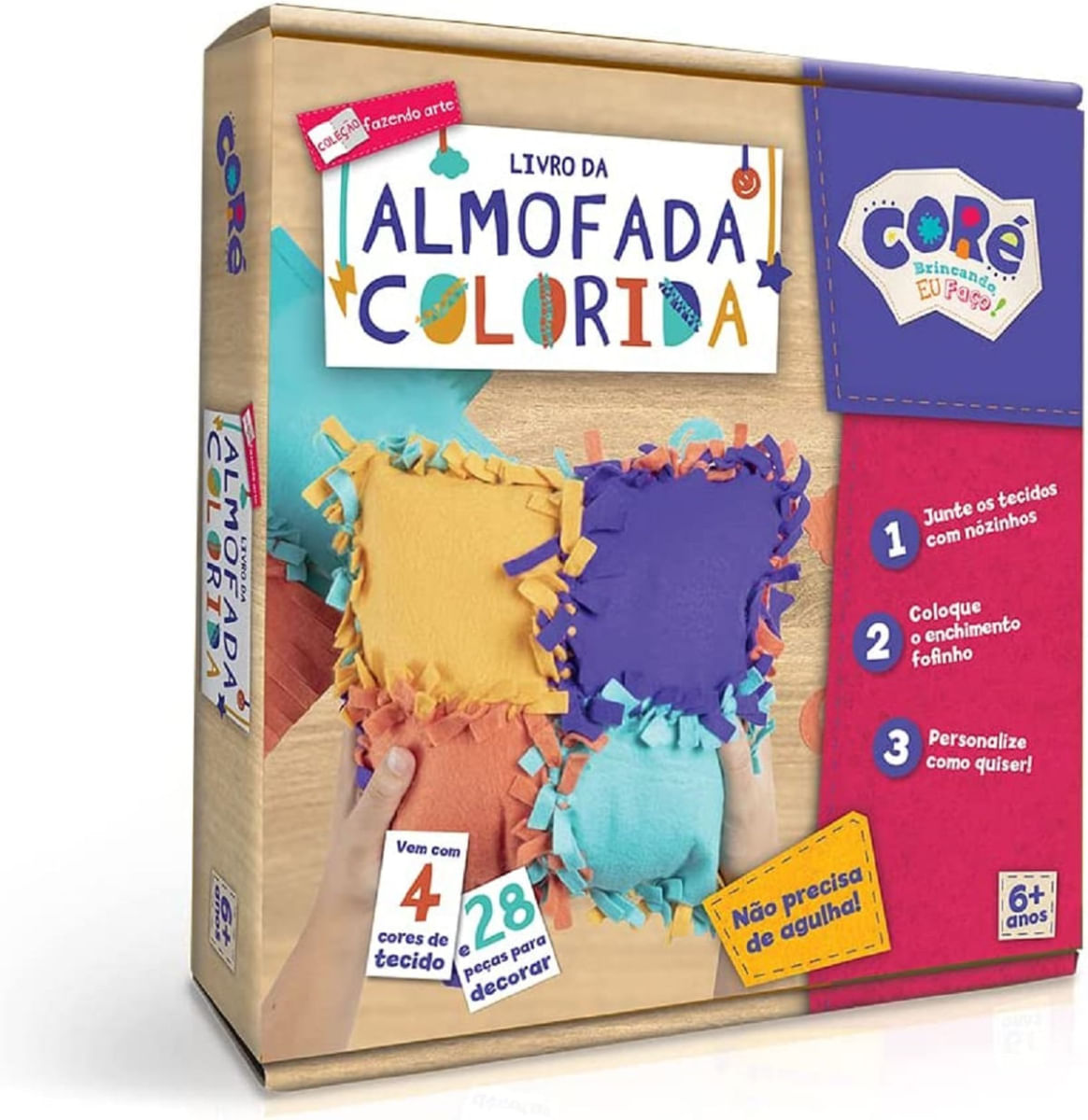 Coleção Fazendo Arte Livro Da Almofada Colorida Toyster 002997