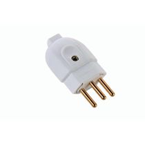 Plugue Macho 2p+T 20a/250v Branco Tramontina